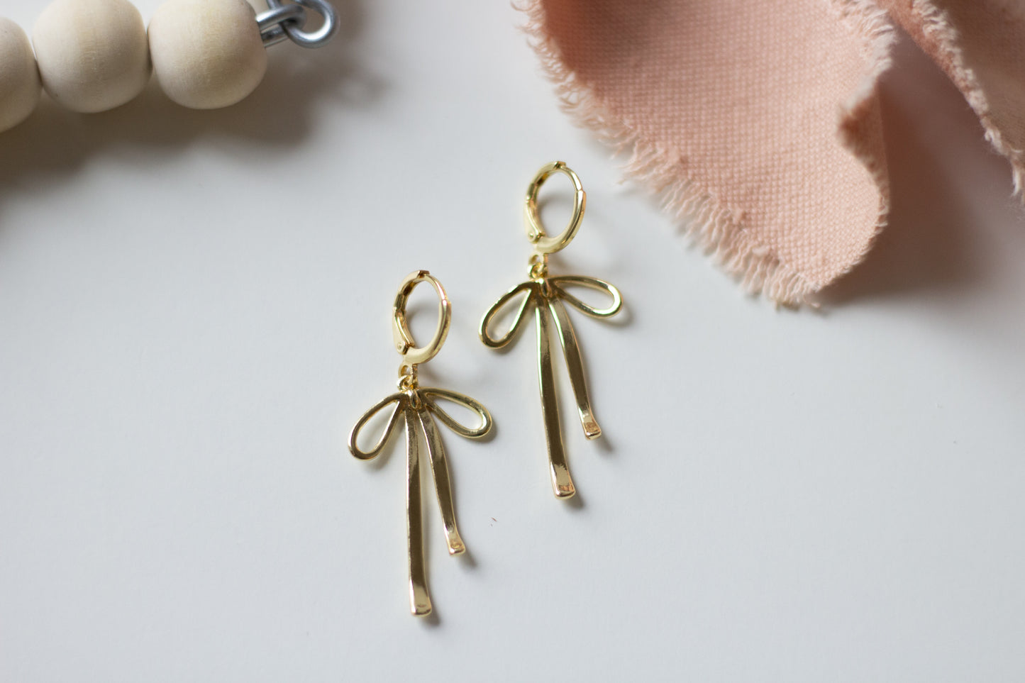 Gold-filled Bow Dangles